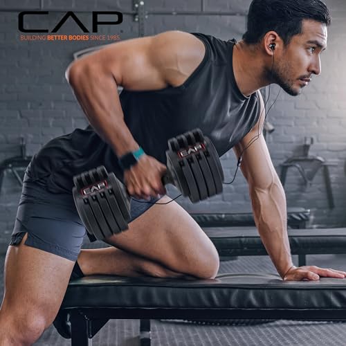 CAP Barbell ADJUSTABELL Adjustable Round Dumbbell Weights G67342