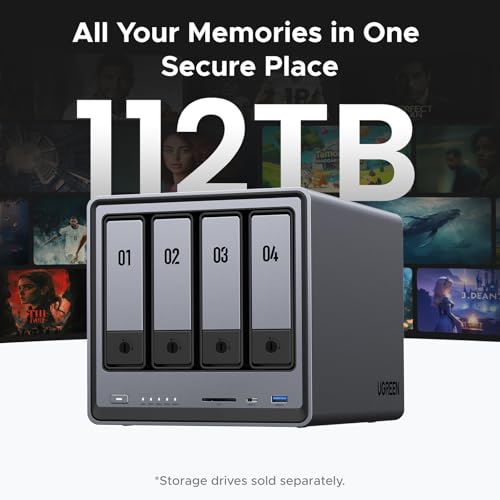2-Bay Desktop NAS with Intel N100, 8GB DDR5, 2.5GbE, M.2 NVMe Slots, 4K HDMI, Diskless a7