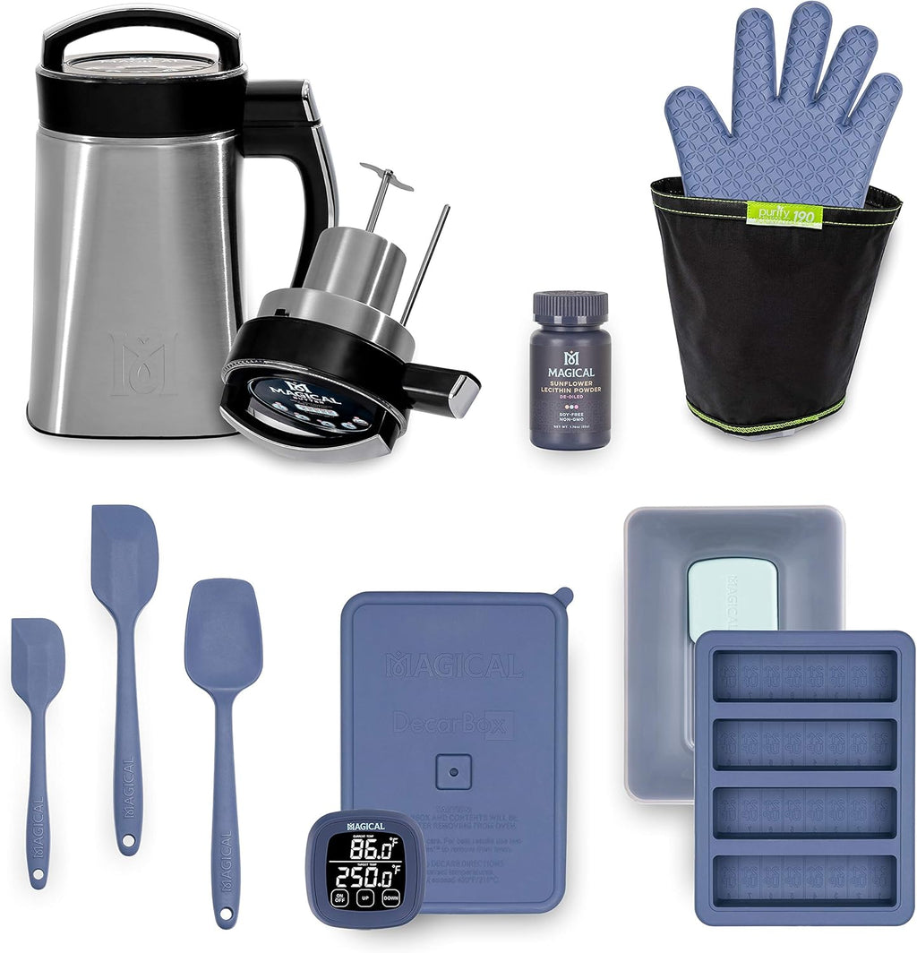 Magical Butter Machine MB2E Botanical Extractor with Magical Butter official 7 page Cookbook Decarbox Bundle