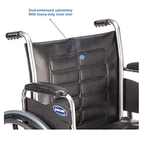 Manual Folding Wheelchair 22 Inch Seat Desk Arms q7