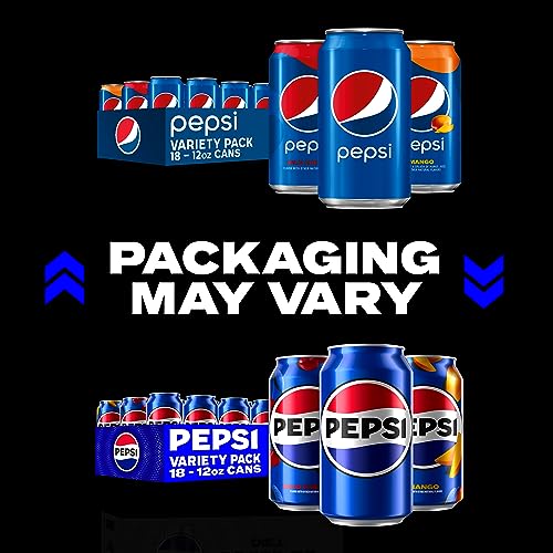 Pepsi Nitro Draft Cola & Vanilla Draft Cola Variety Pack, 13.65oz Cans (12 Pack) O31995