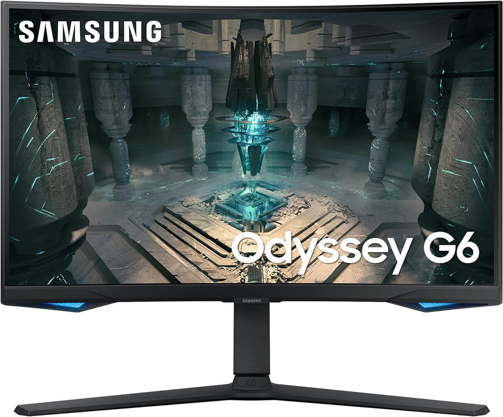 Samsung Odyssey G6 LS27BG650EUXXU 27" Curved Smart Gaming Monitor with Speakers - QHD 2560x1440, 240Hz