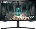 Samsung Odyssey G6 LS27BG650EUXXU 27" Curved Smart Gaming Monitor with Speakers - QHD 2560x1440, 240Hz