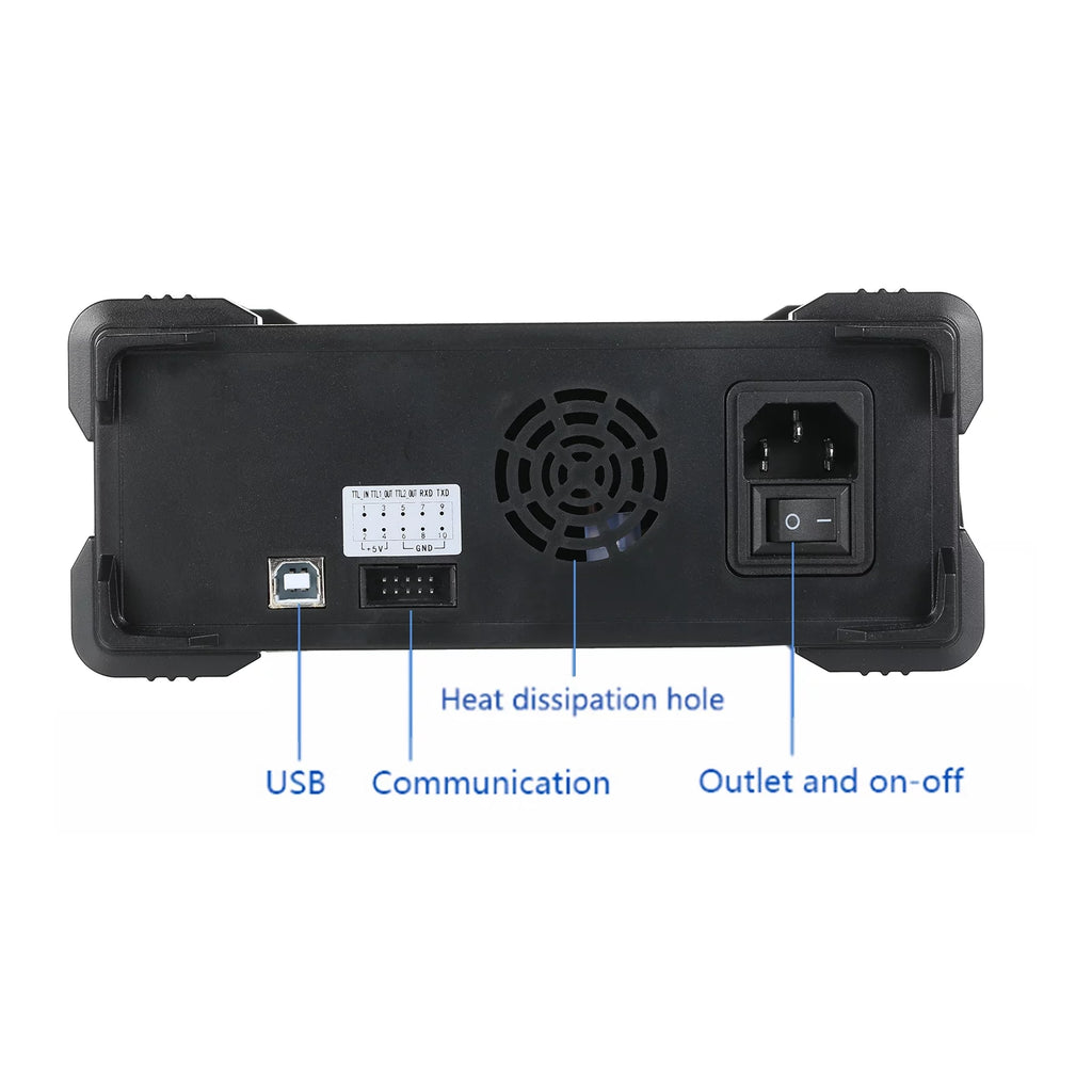Portable Dual Channel Waveform Generator with 2.4 inch TFT LCD a7
