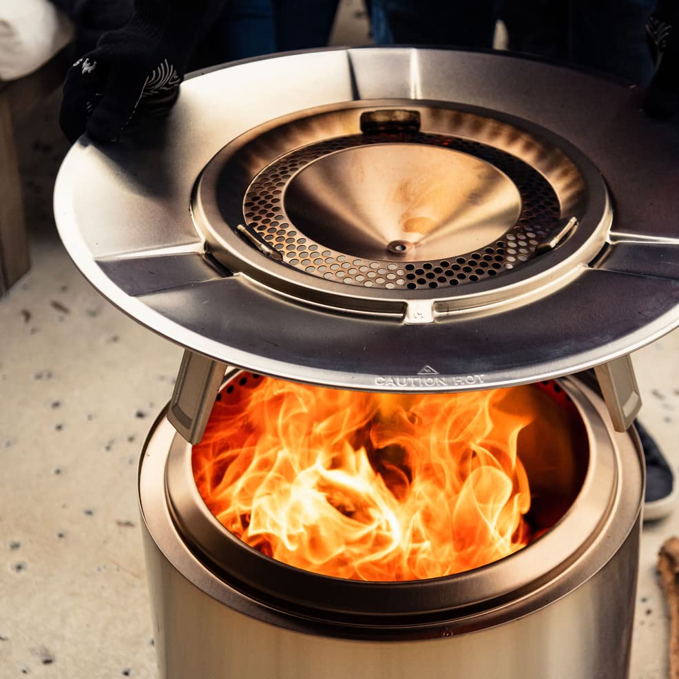 Solo Stove Bonfire 25 Inch Heat Deflector - 304 Stainless Steel D46035