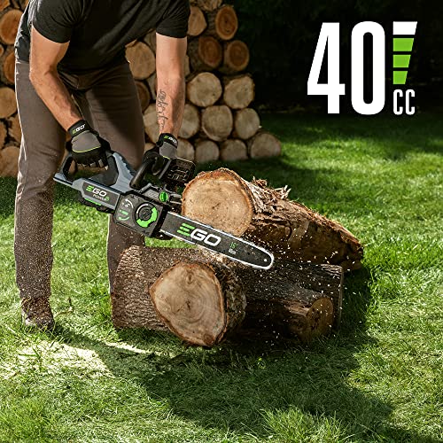 EGO Power+ CS1613 16-Inch 56-Volt Cordless Chainsaw with 4.0Ah Battery and Charger L29870
