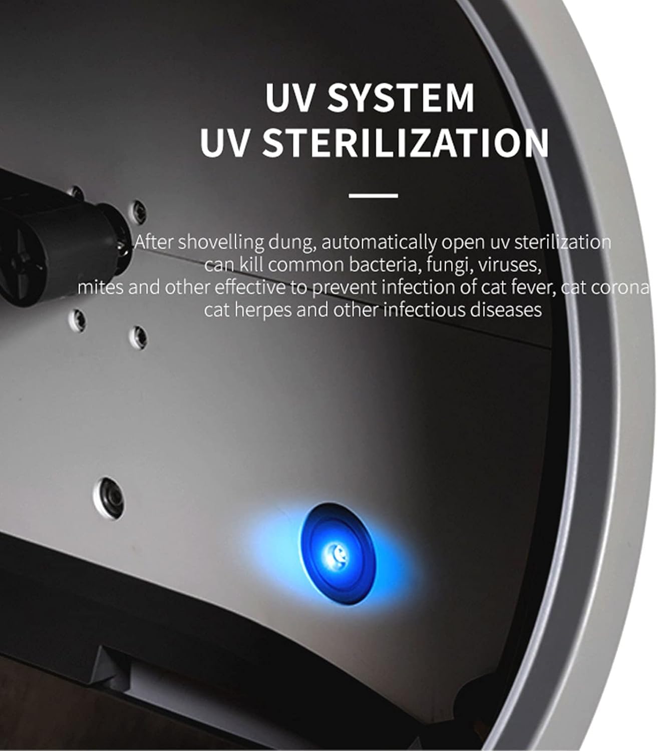 Self-Cleaning Cat Litter Box with App Control a7