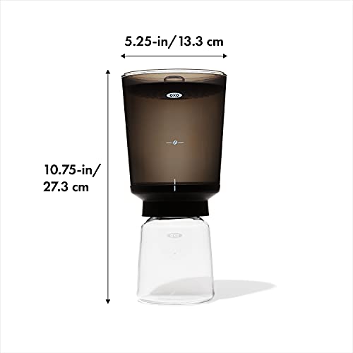OXO Brew Compact Cold Brew Coffee Maker, Black N1298