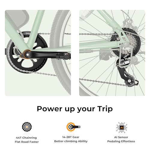 Electric Bike for Adults 500W Motor 40Mile Range 7-Speed k9
