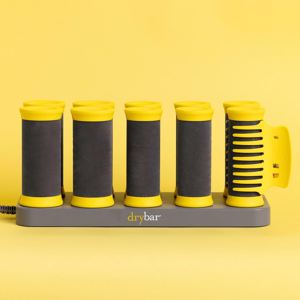 Drybar The Roller Club Curling Hot Rollers, 10 Rollers with Heat-Resistant Bag L416