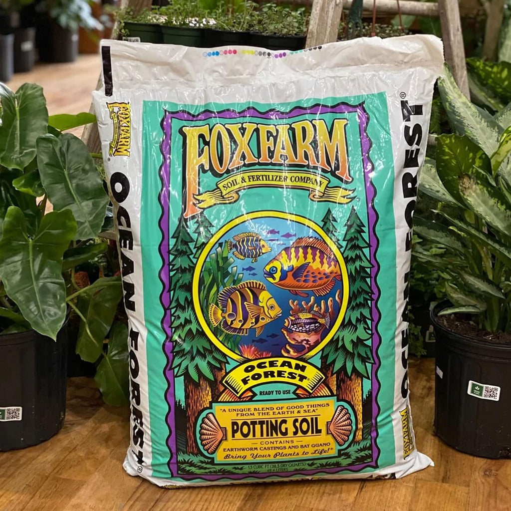 FoxFarm Ocean Forest Organic Potting Soil for Indoor Outdoor Gardens 4 Pack k7
