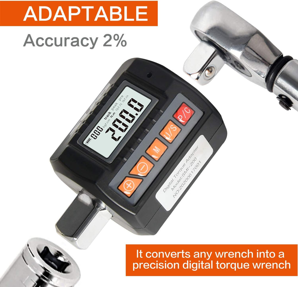Torque Adapter 200Nm 1/2 Drive with Backlight k7x