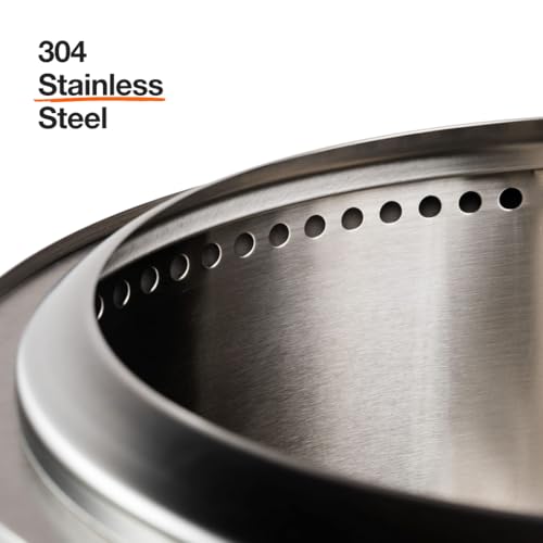 Solo Stove Yukon 2.0 + Stand 27 Inch Smokeless Fire Pit, Stainless Steel, Bronze S256