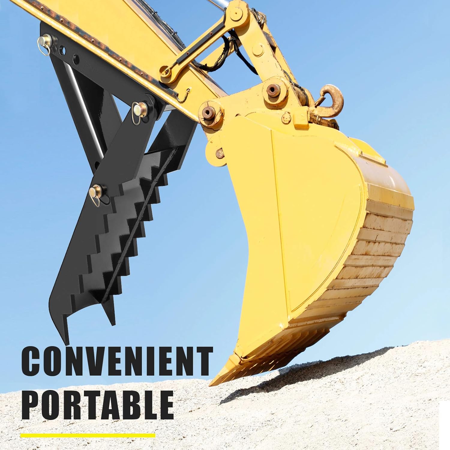 24 Backhoe Thumb 1/2 Steel Weld On Excavator Attachment k7