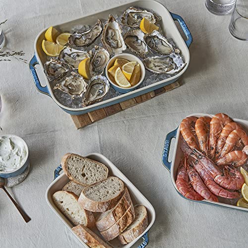 Staub Ceramic Baking Dish Set, 3pc, Dark Blue H602