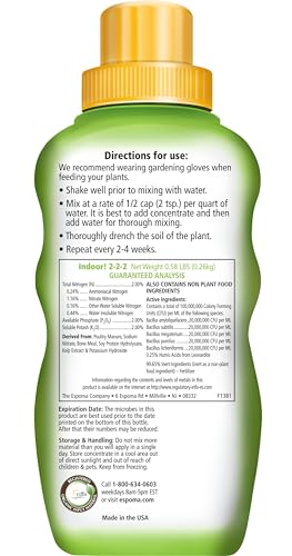 Organic Indoor Plant Food Concentrate 8oz k7