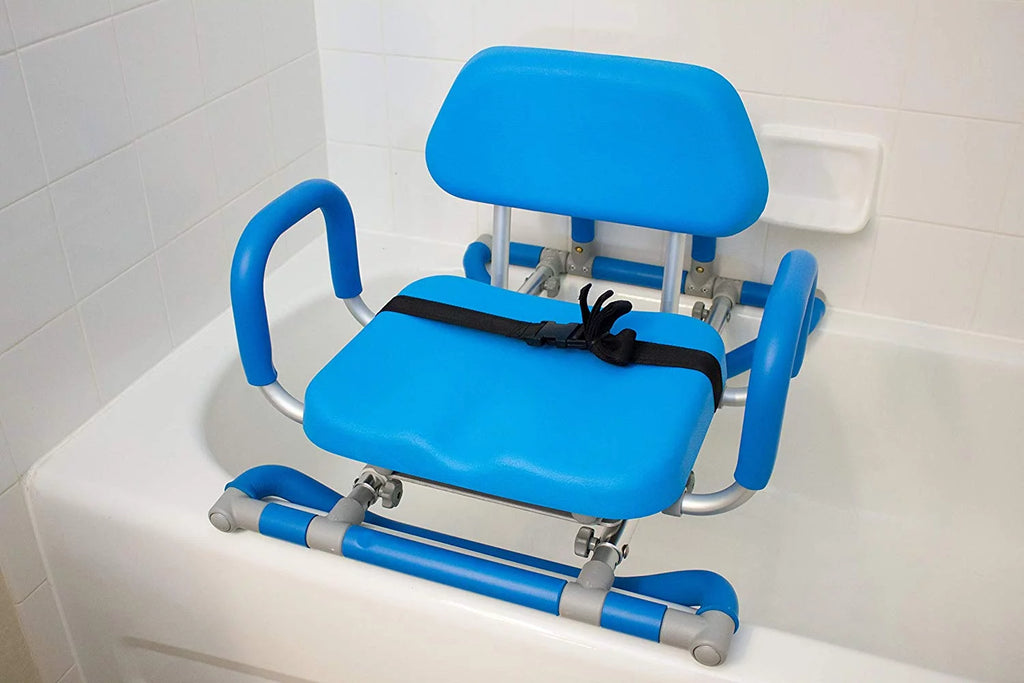 Platinum Health HydroSlide Bath and Shower Chair with Padded Swivel Seat J252442