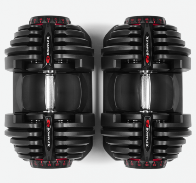 Adjustable dumbbells with stand a7