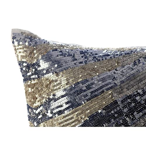 HomeCentric Decorative Throw Pillow Cover Gold 16x16 Pack of 2 S1334