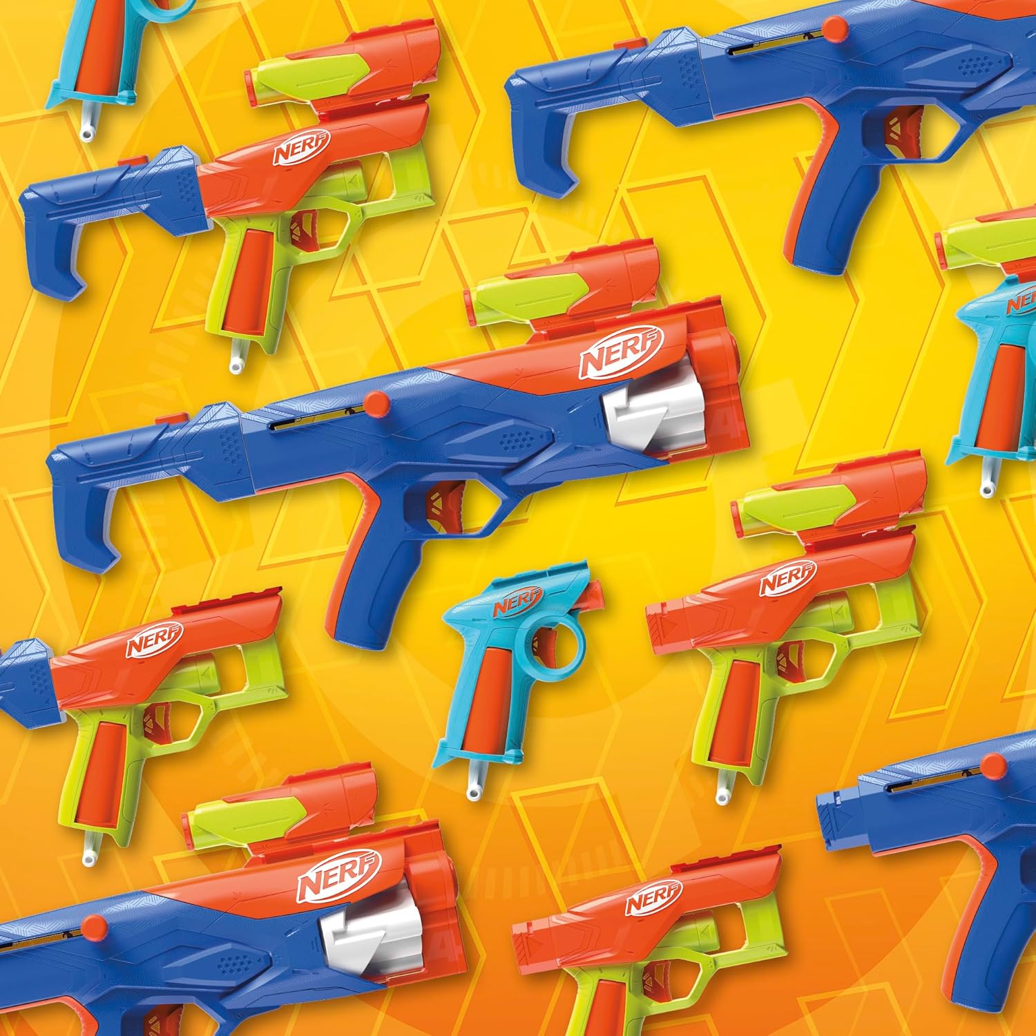 Nerf N Series Gear Up Pack, 3X Blasters, 18 N1 Darts, Ages 8+ N608