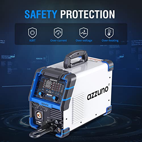 200A MIG Welder Dual Voltage 4 in1 Flux Wire Lift TIG Stick ARC7k