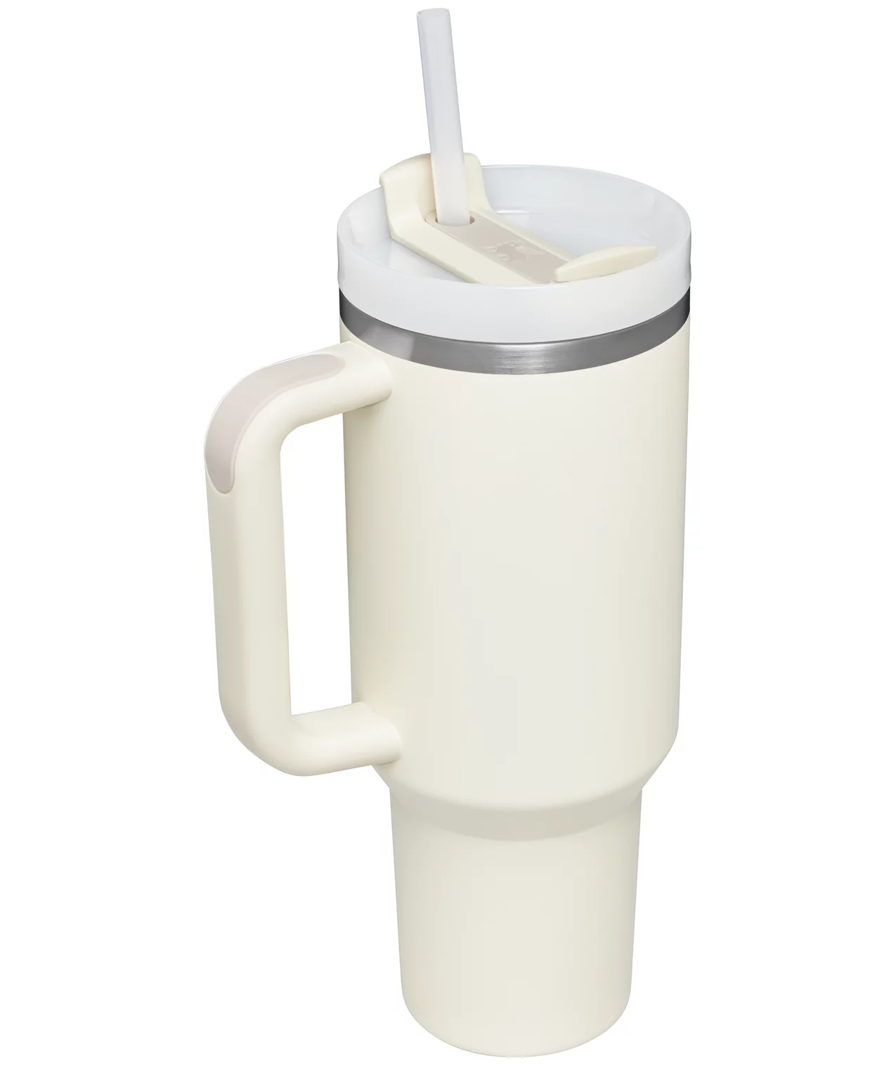 Stanley Quencher H2.0 FlowState 40oz Stainless Steel Tumbler Cream C571677