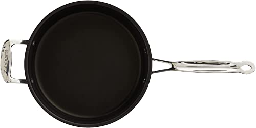 Cuisinart Chef's Classic Nonstick Hard-Anodized 3.5-Quart Saute Pan with Lid, Black E815179