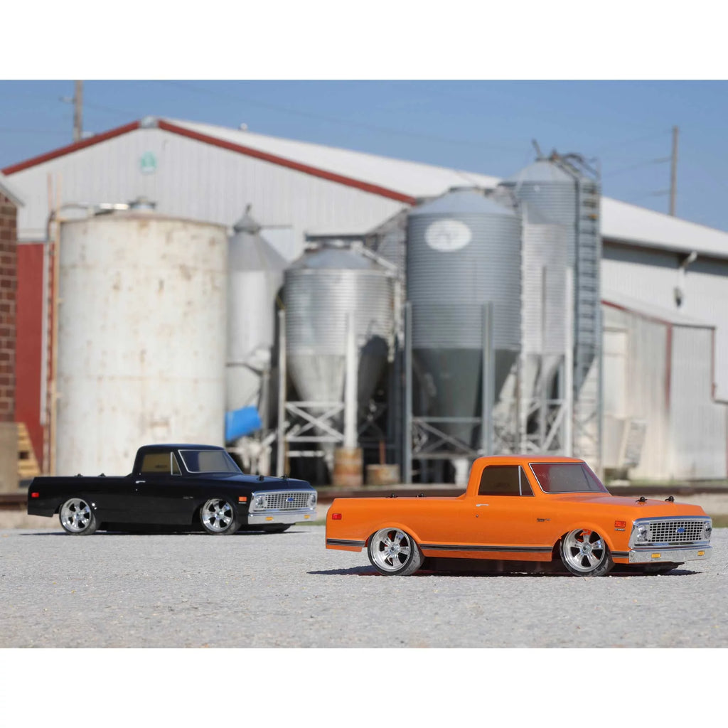 Losi RC Truck 1/10 1972 Chevy C10 Pickup V100 AWD RTR Orange Y2749