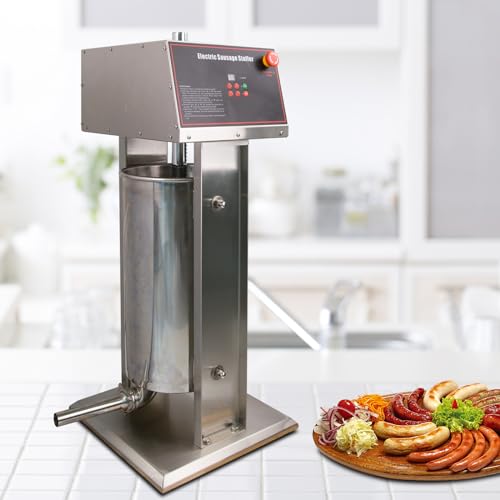 Electric Sausage Stuffer 55LBS Stainless Steel with 4 Stuffing Tubes V32477