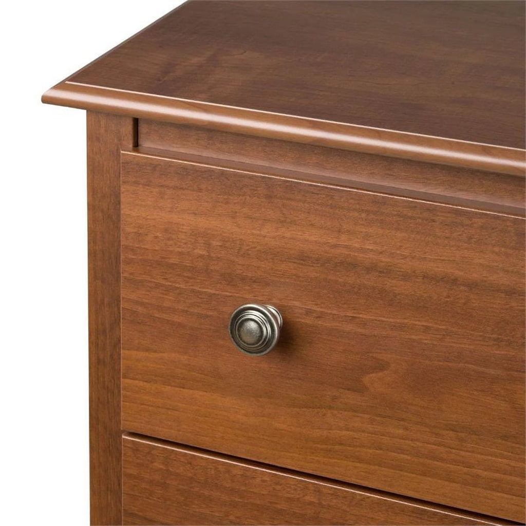 Prepac Monterey Cherry 6 Drawer Double Dresser D463114