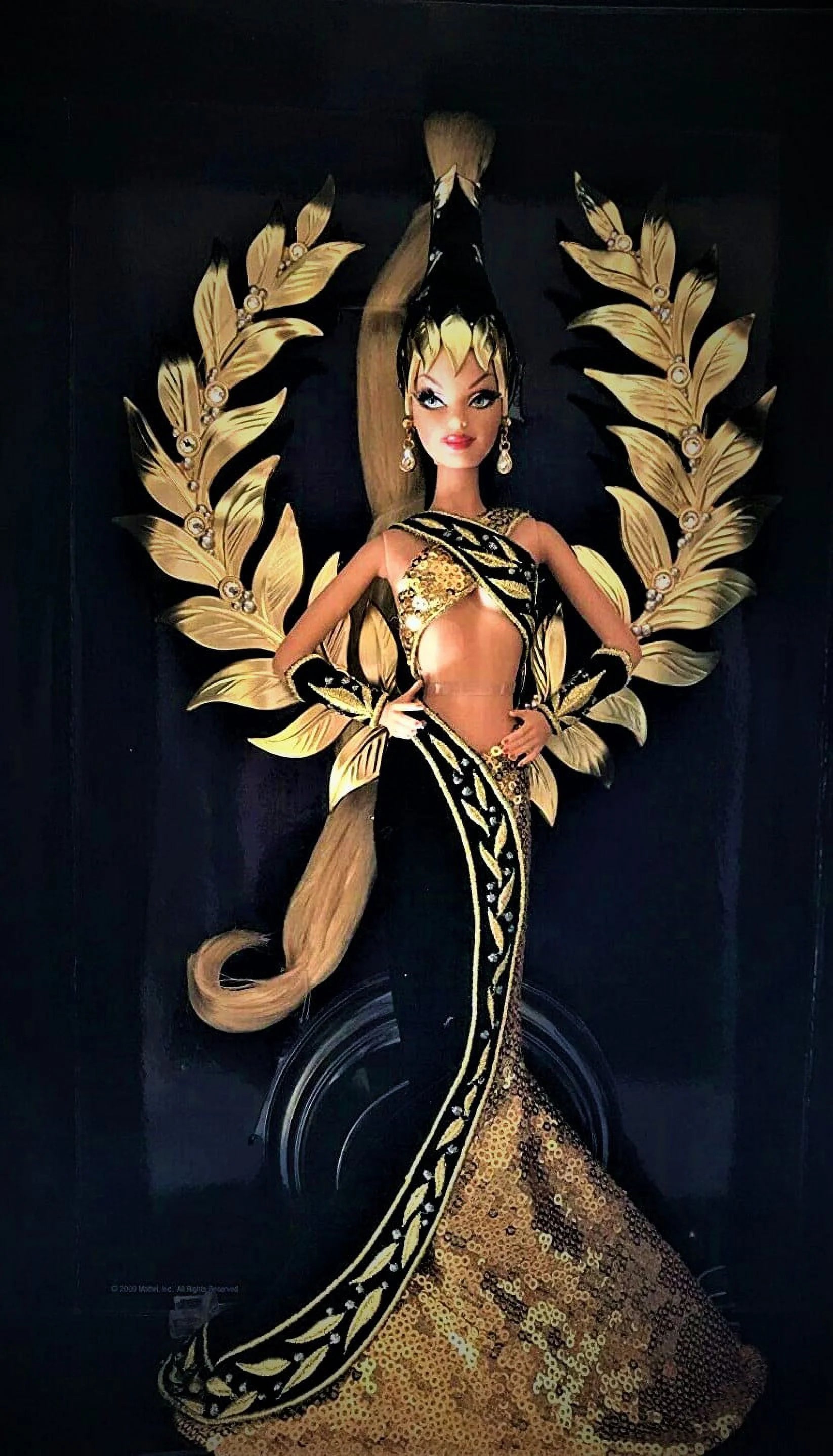 Golden Legacy Barbie Doll Bob Mackie Gold Label Limited Edition 2009 Mattel B414