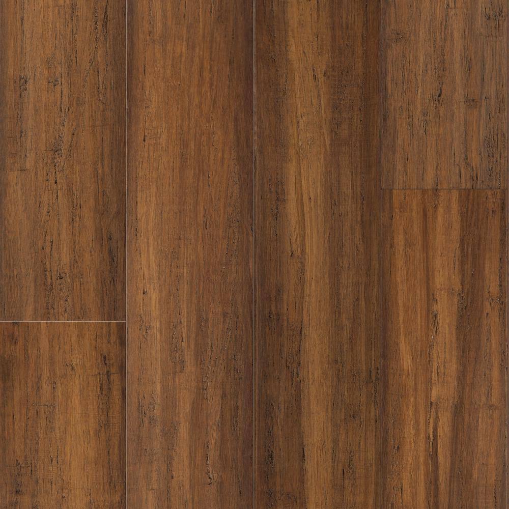 Bamboo Solid Hardwood Flooring 5-1/8-in Wide Distressed k7