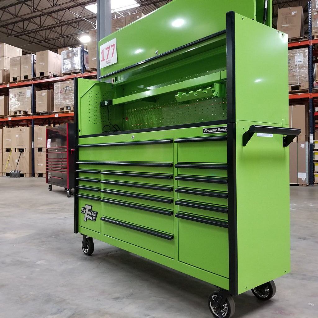 Toolbox 72 x 21 Triple Bank Roller Hutch Combo k7p