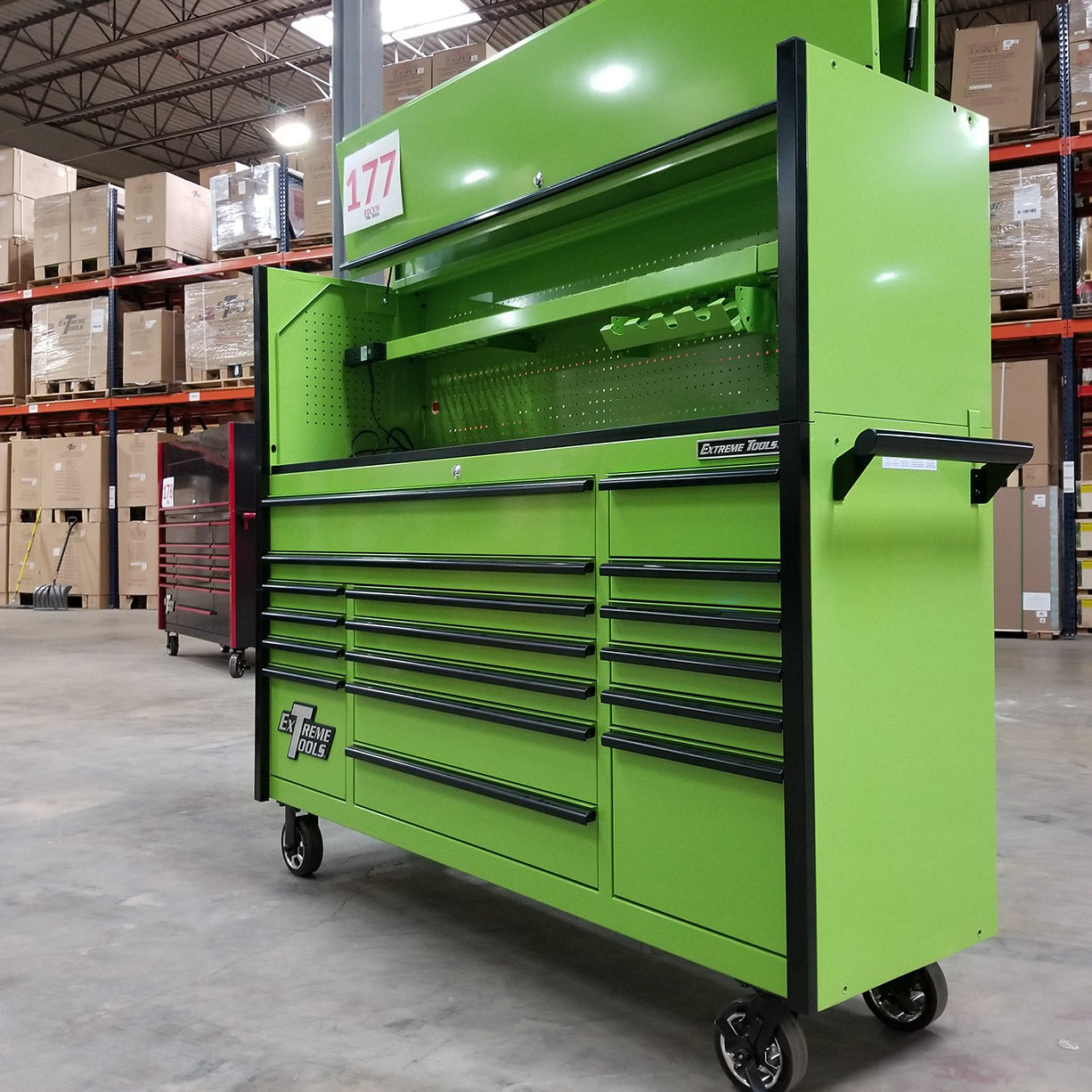 Toolbox 72 x 21 Triple Bank Roller Hutch Combo k7p