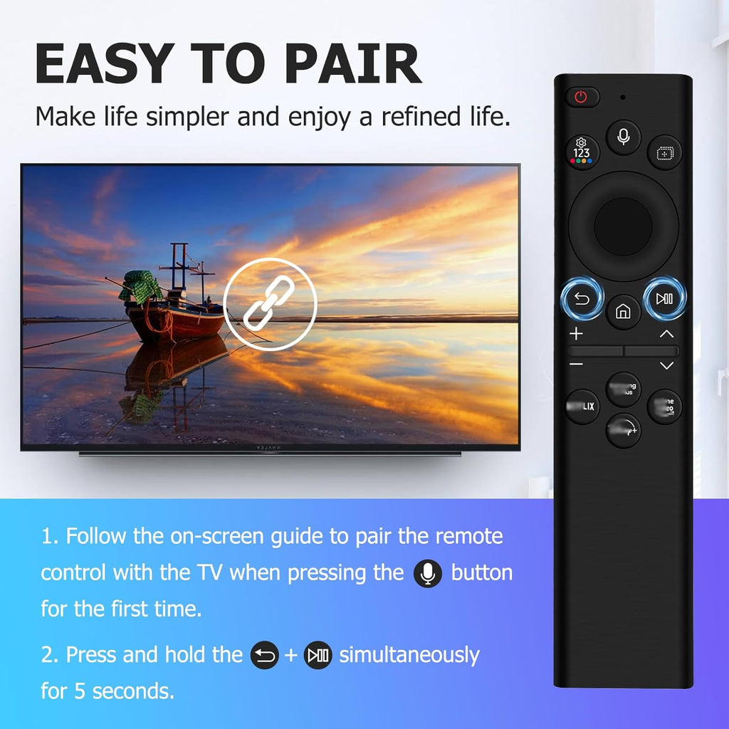 BN59-01385A Voice Remote for Samsung Smart TV 2018-2022 J77113