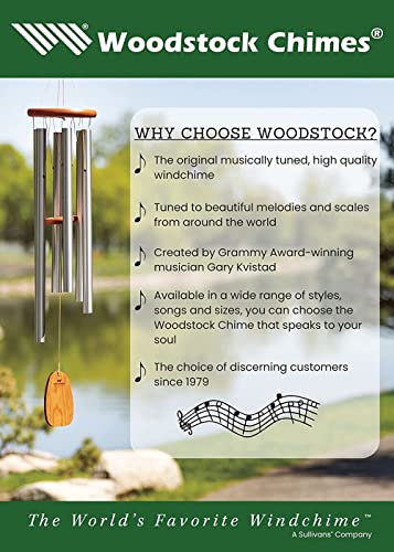 Wind Chimes Bronze Aluminum Tubes 27 Inch Outdoor Decor k7m