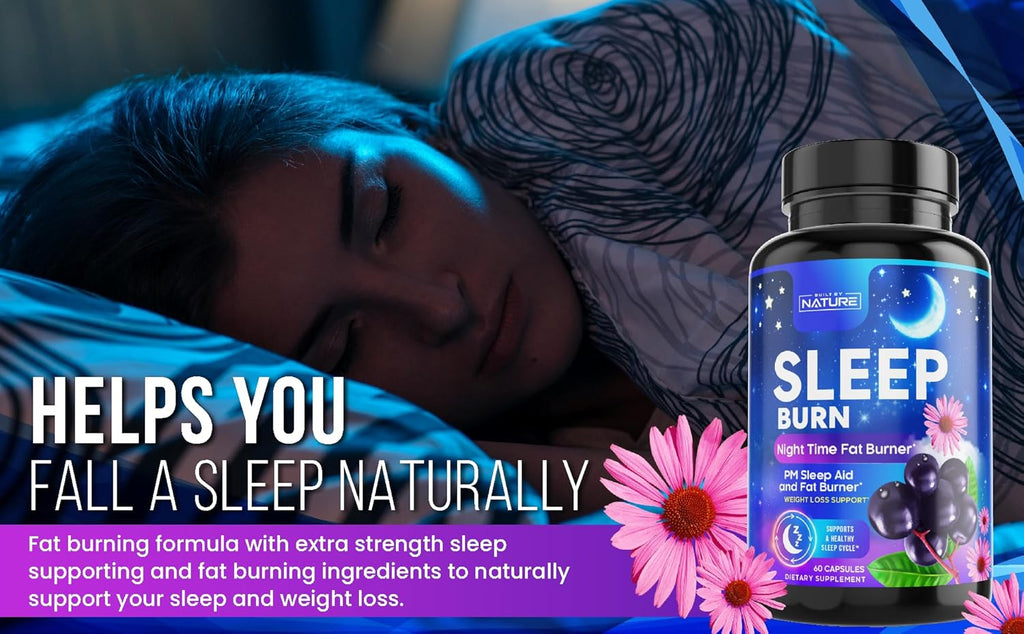 Night Time Fat Burner Sleep Support Capsules q7