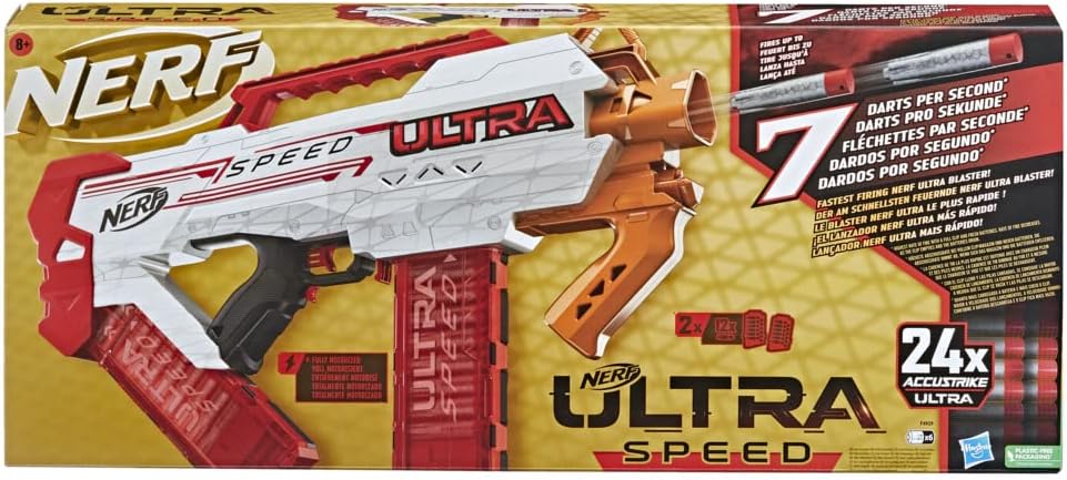 Nerf Ultra Speed Fully Motorized Blaster with 24 AccuStrike Ultra Darts Q375668