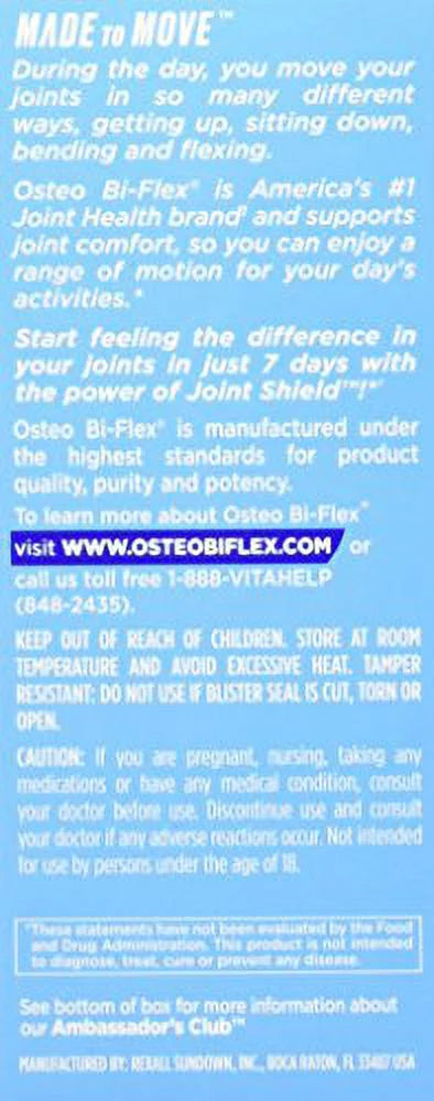 Osteo Bi-Flex Joint Health Ease Mini Tabs, Triple Action UC-II Collagen, 70 Count E49888