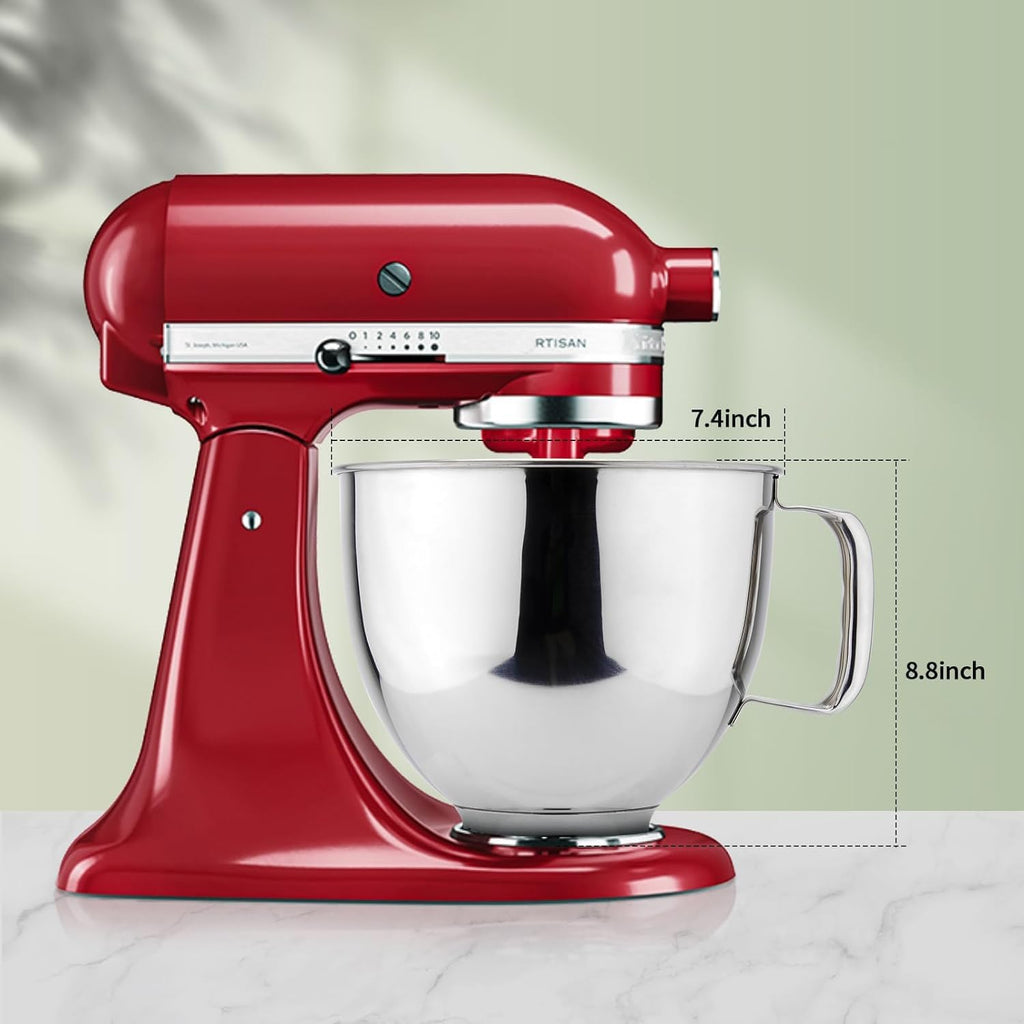 Stainless Steel Mixer Bowl 5QT for KitchenAid Tilt-Head Stand Mixers R38178