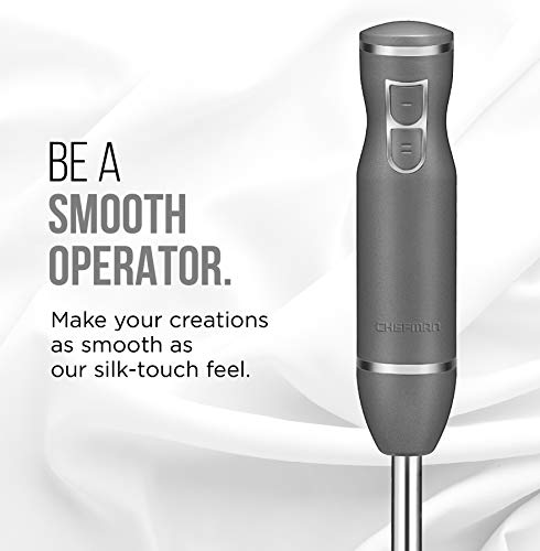 Chefman Immersion Hand Blender, 300W, Stainless Steel Shaft, Turquoise D856