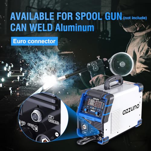 200A MIG Welder Dual Voltage 4 in1 Flux Wire Lift TIG Stick ARC7k