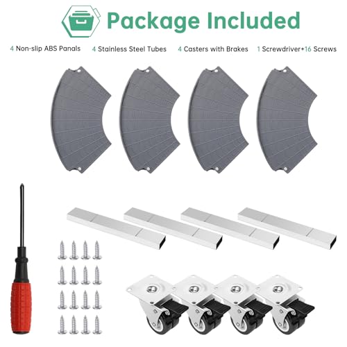 Plant Caddy with Wheels 2 Pack Heavy Duty Rolling Stand7k