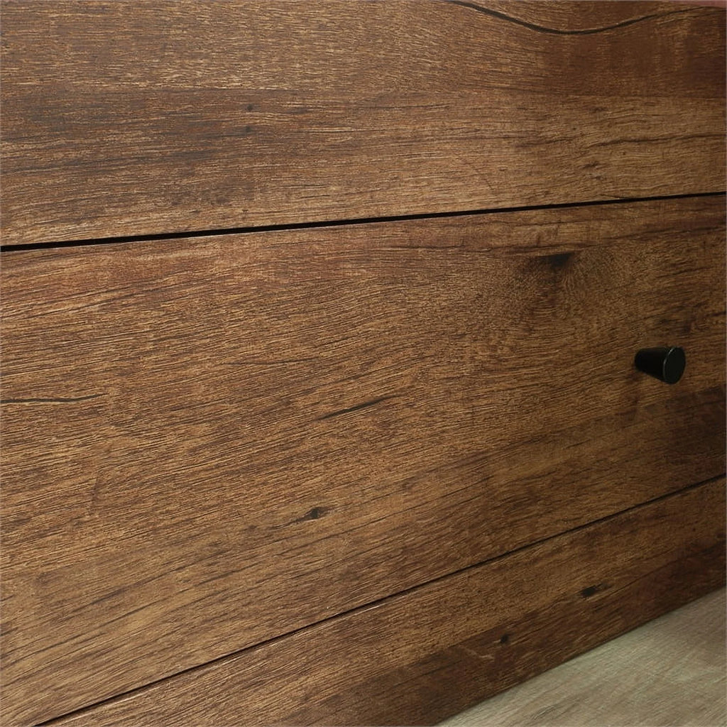 Pemberly Row Mates Bed in Vintage Oak Finish D2605