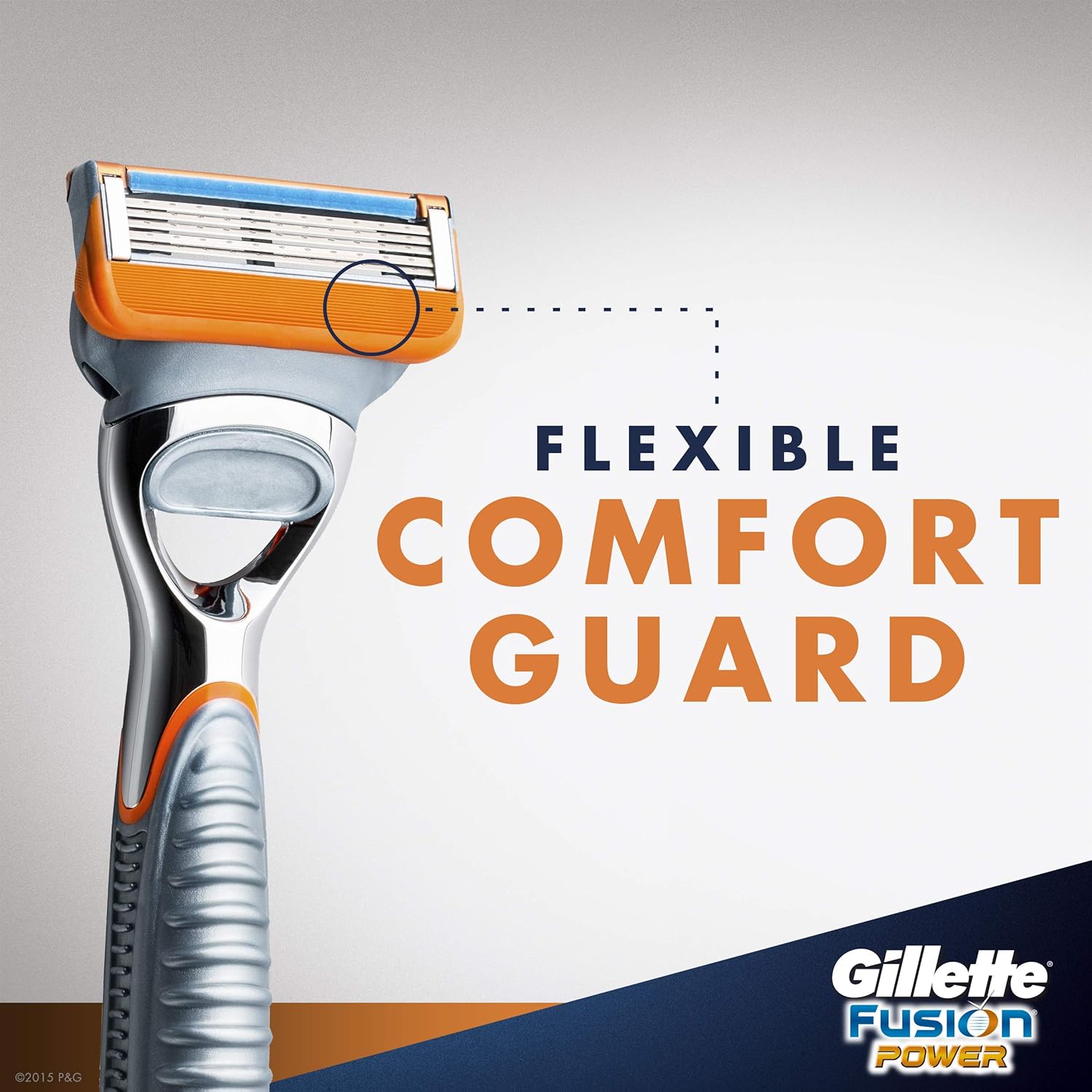 Gillette Fusion Power Men's Razor Blade Refills, 8 Count J6555