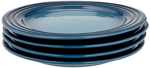 Le Creuset Stoneware Set of 4 Salad Plates, 8.5" each, Cerise