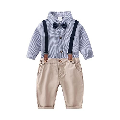 Boarnseorl Baby Boys Long Sleeve Gentleman Outfit Set J961873