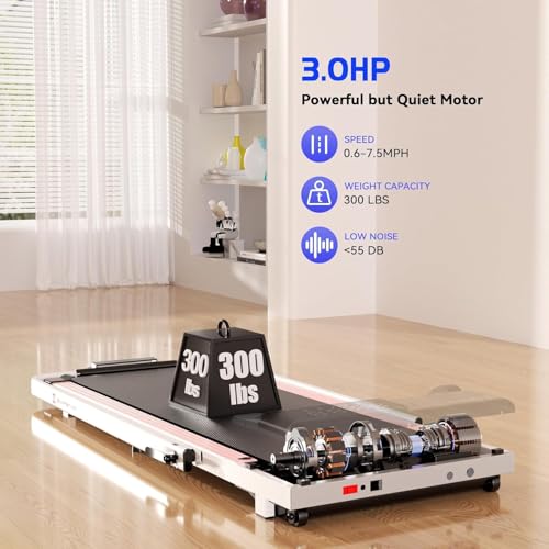 Folding Treadmill for Home Under Desk Walking Pad 3.0HP a7