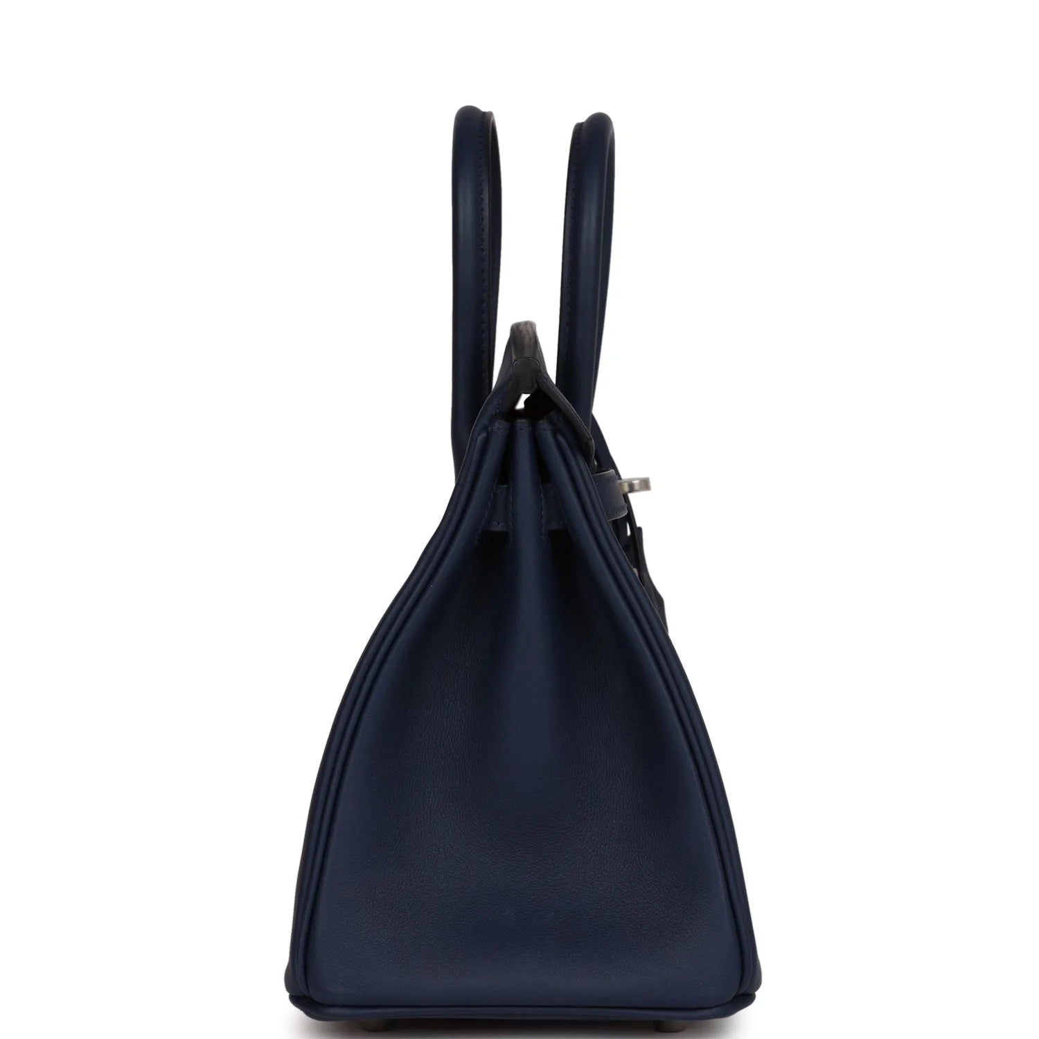 Birkin 25 Bleu Navy Swift Palladium Hardware a7