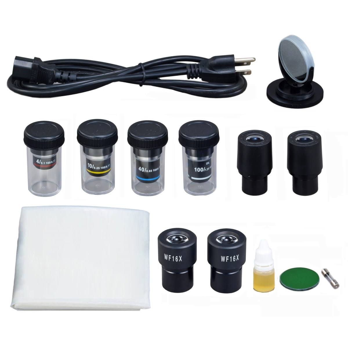 Binocular Biological Microscope 40X-1600X LED k7
